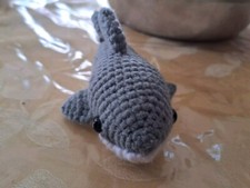 Handmade Crochet Stuffed Toy Megalodon Shark