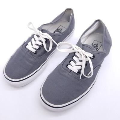 VANS Authentic Women's 10 Shoes Gray Sneakers Canvas Low