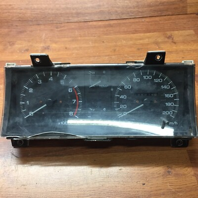 #ad #ad 1988 Nissan Pulsar NX Speedometer Tachometer Dash Gauges Assembly Crack OEM B58 C $90.00