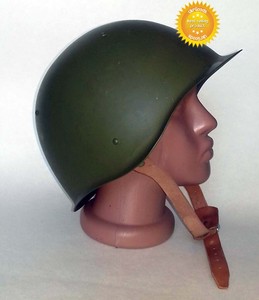 Original-USSR-Russian-Military-Soviet-Army-WWII-SSh-68-type-Steel-Helmet-Used