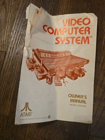 Atari 2600 Darth Vader Black Game Console - Tested Working W/ Controllers