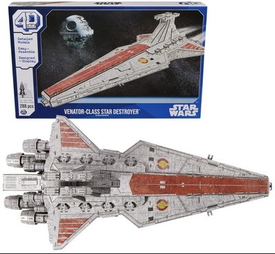 Star Wars Deluxe Venatorclass Star Destroyer 3d Model Kit Star Wars Gifts Star W
