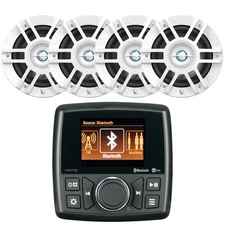 Marine Audio MA112 Bluetooth Marine Radio Receiver,4x Infinity 6.5" 300W Speaker