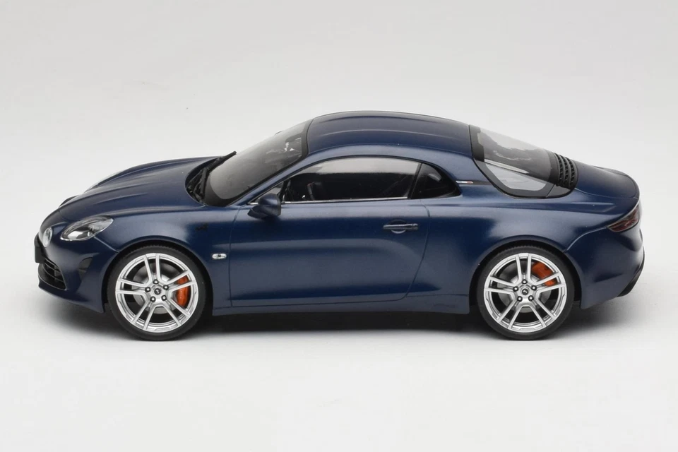 185444 Alpine A110 S Matte Storm Blue Norev 1/18 - Image 3 of 4