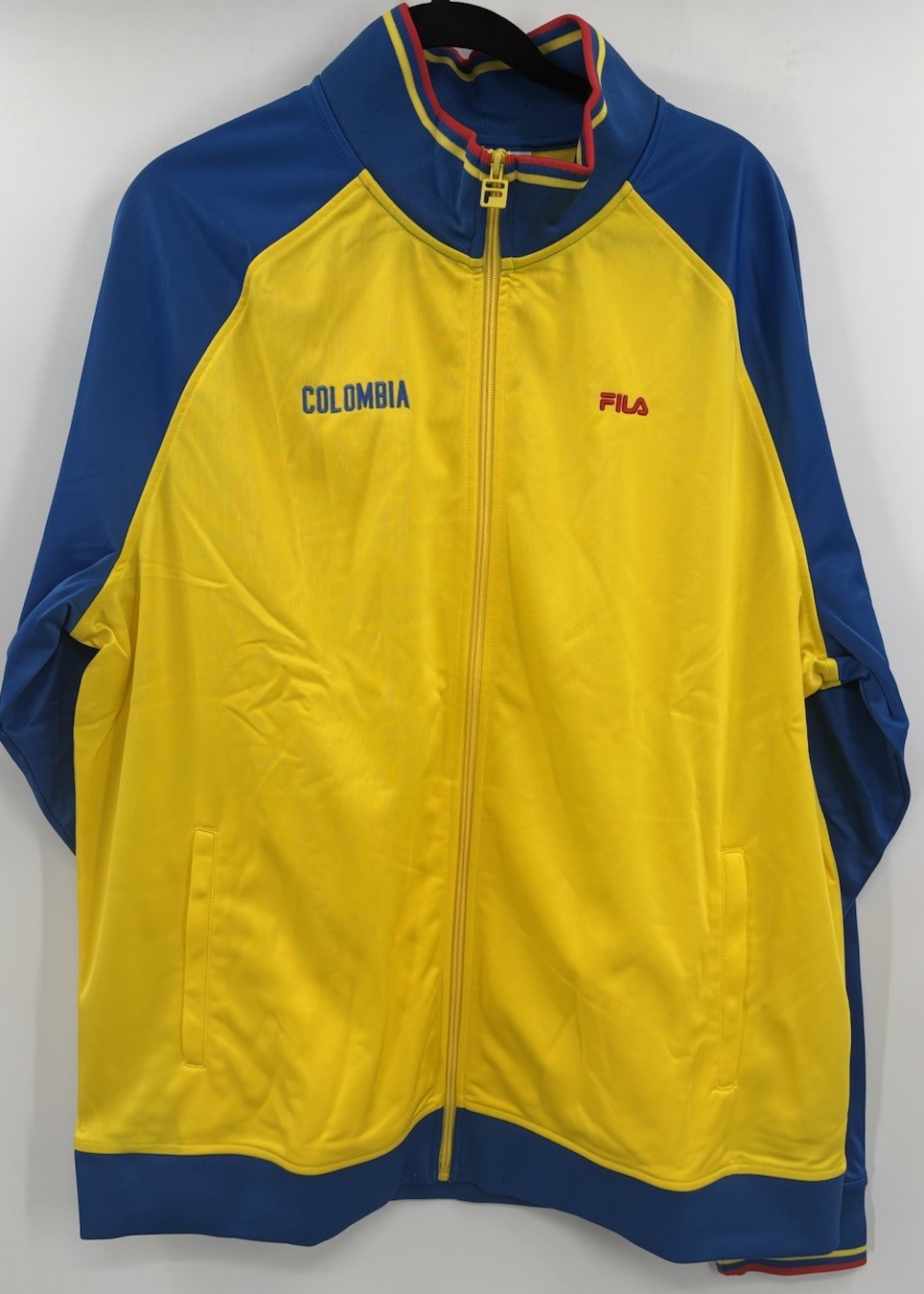 FILA Columbia Track Jacket Full Zip Men’s Size 2XL Soccer NEW