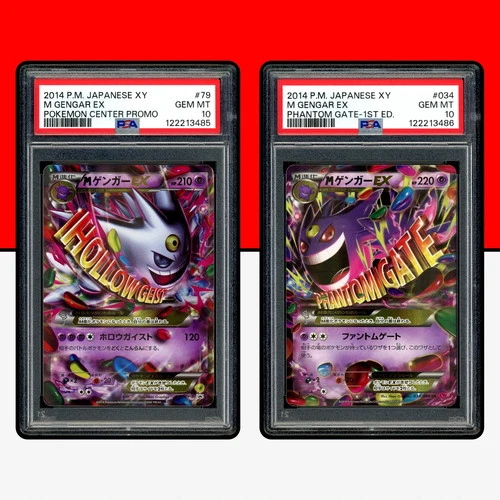 Pokemon PSA 10 SET M Gengar EX 034/088 079/XY-P XY4 Phantom Gate Mega Japanese