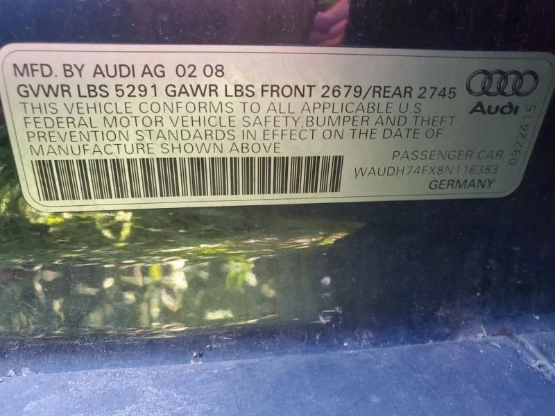 (SOLO RECOGIDA LOCAL) Puerta delantera izquierda del conductor compatible con 05-11 AUDI A6 1897693 Foto 3 de 4