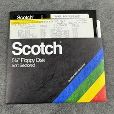 Vintage Computer Floppy Disk - Estate Find, Collector's Item, Untested, As-Is