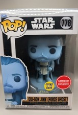 GITD Funko Pop! Star Wars: QUI-GON JINN Force Ghost #778 Gamestop Exclusive Prot