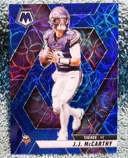 2025 Mosaic #195 J.J. McCarthy Blue Scope 🔥🔥🔥