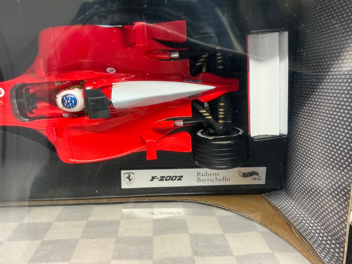 HOT WHEELS Racing 1/18 - FERRARI F-2002 #2 Rubens BARRICHELLO