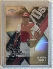2020 Topps Chrome Decade Of Dominance Die Cut #DOD6 Johnny Bench