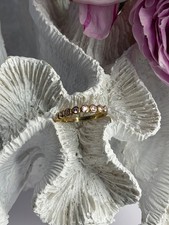 925 Sterling Silver Gold Plated Morganite Rin...