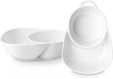 Starry Chip and Dip Bowl, Anti-Soggy Cereal Bowl, Soup and Sandwich Plate Combo,