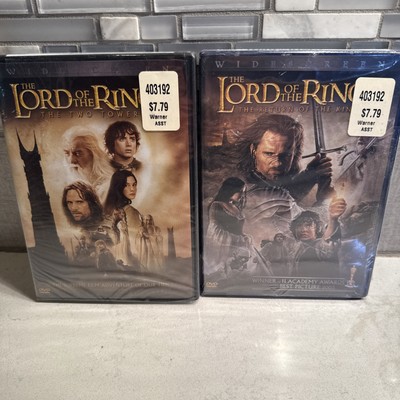 The Lord of the Rings: The Two Towers (DVD And The Return Of The Kings. Sealed