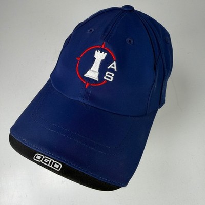 OGIO Baseball Cap Herren Verstellbar Marineblau Schach Turm Rook AS Logo