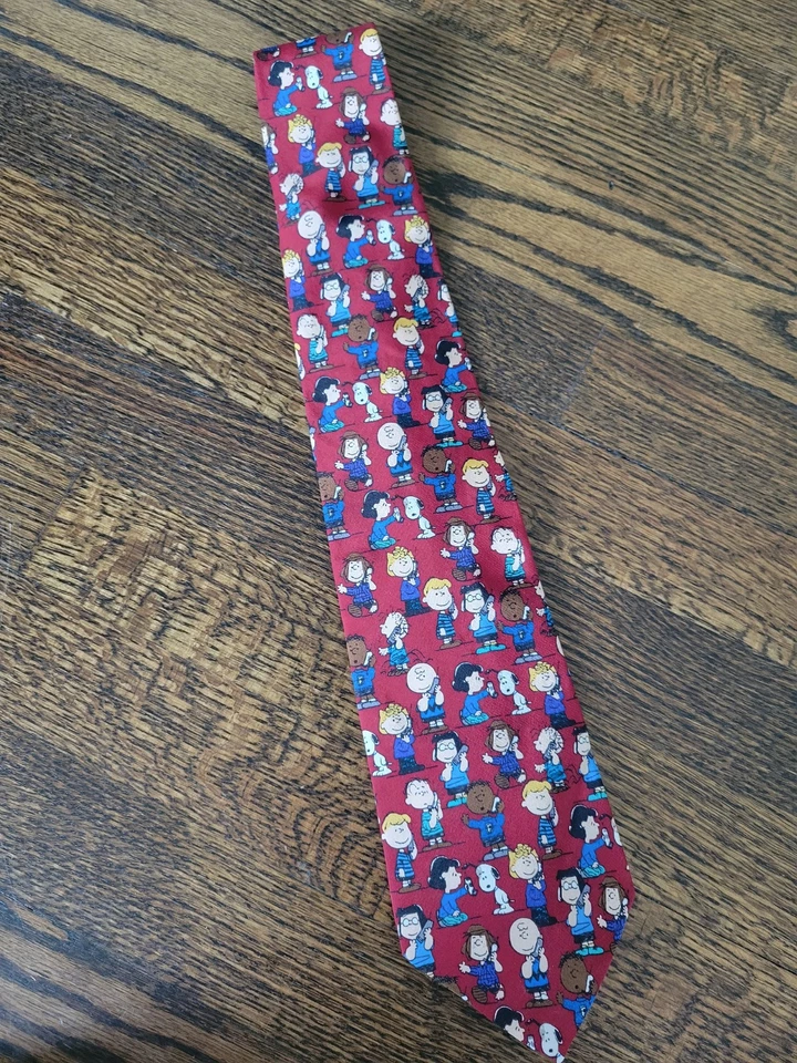 Snoopy Peanuts & Charlie Brown Lot Of 3 Neckties - See Pictures and Read - Image 3 of 4