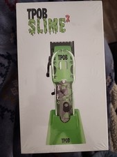 TPOB Slime 2 Barber Hair Clippers for Men 6800 RPM with Matte Green Case and X F