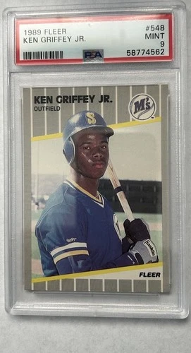 1989 Fleer Ken Griffey Jr #548 Psa 9