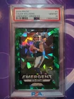 2024 PANINI PRIZM EMERGENT GREEN ICE #1 CALEB WILLIAMS ROOKIE RC PSA 10
