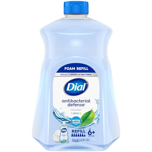 Dial Antibacterial Foaming Hand Soap Refill Spring Water 52 fl oz