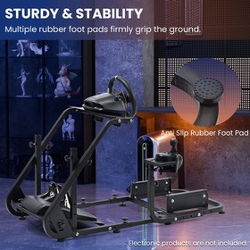 Minneer Racing Simulator Cocpit Stand Fit Logitech G923 Thrustmaster T300RS GT