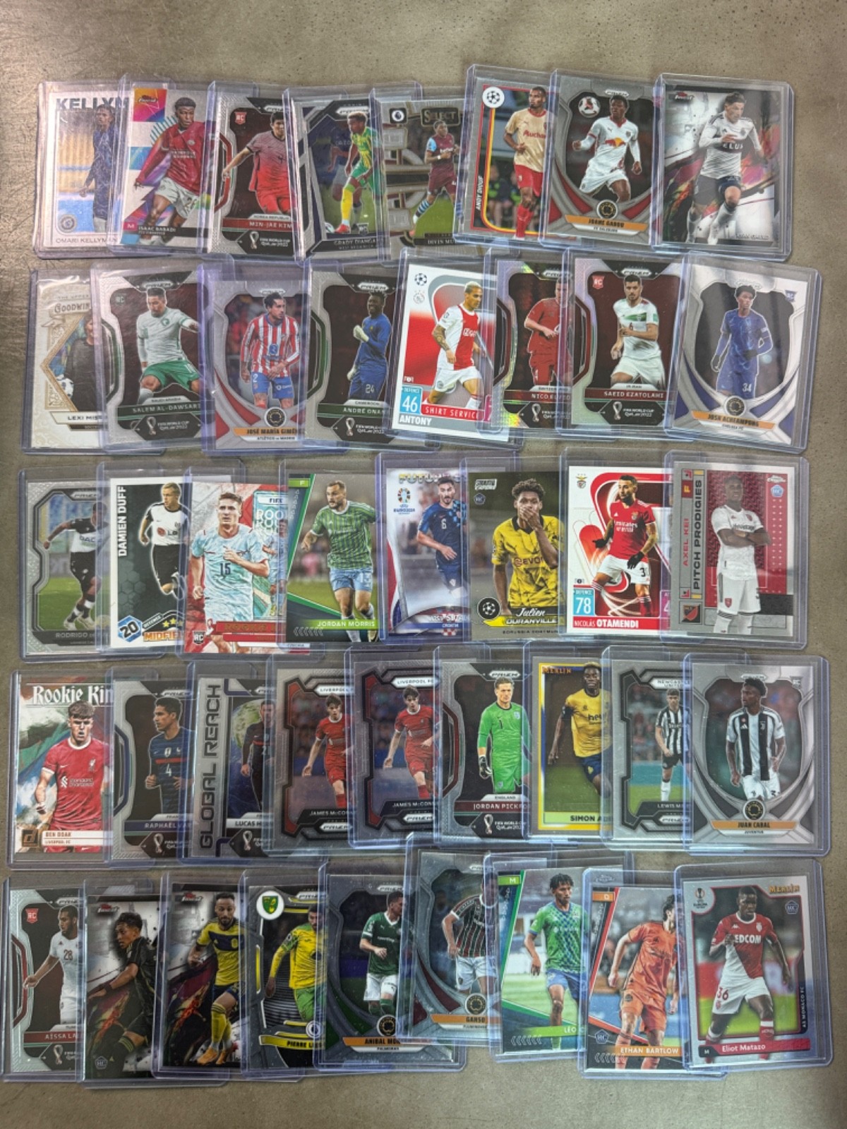 HUGE Prizm Topps Merlin FIFA 350+ Soccer Card Lot Refractor, Silver, Rookie, RC view 8