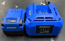 Kobalt 24V Max 4.0Ah Lithium-Ion Battery Charger Tested Working