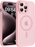 HandyhüLle FüR Iphone 15 Pro Magsafe StoßFest Kratzfest Hellrosa SchutzhüLle