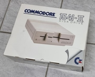 Commodore 1541 II Diskettenlaufwerk funktionsfähig. Aus Sammlung top mit OVP
