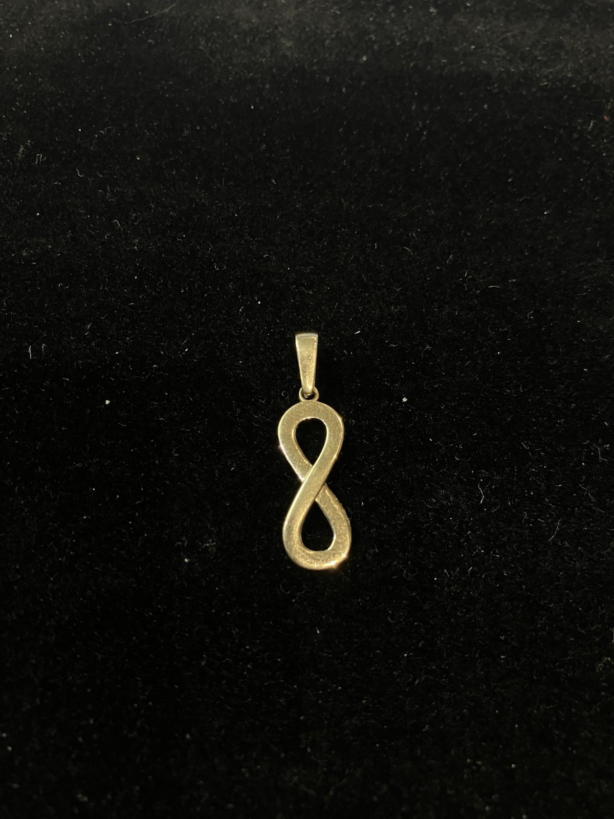 10k Gold Infinity Pendant #110576-3 MGC