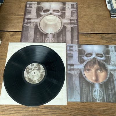 ELP U.S. LP Brain Salad.. Atlantic 19124 With POSTER; VG COVER/VG+ LP:REISSUE