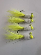 hand tied crappie jigs 1/32