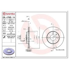 2x Brembo Scheibenbremse 26051342 vorne 841615301 3256152891 5W0615301
