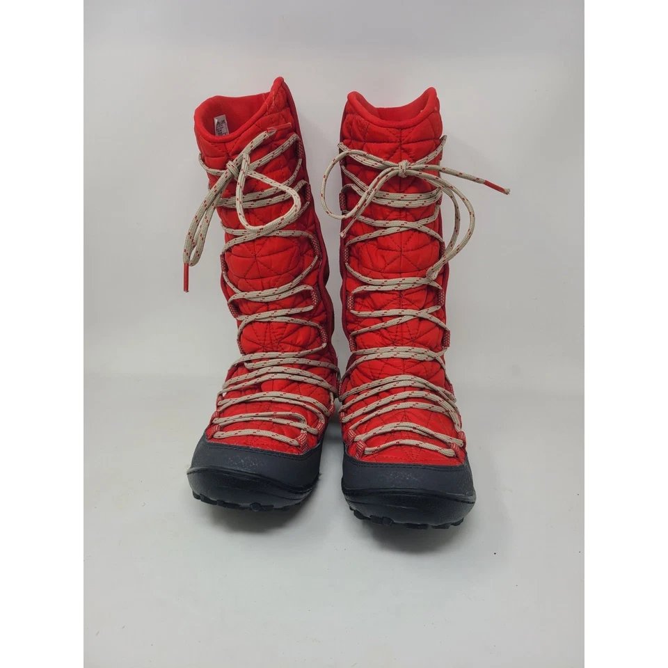 Columbia Niños Grandes Talla 4 Loveland Omni Heat Botas de Nieve Rojo Zapatos Invierno Con Cordones Foto 3 de 4