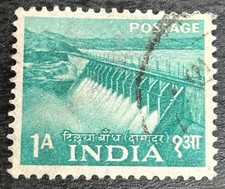 India Used Stamp - Five Year Plan, 1955 - Tilaiya Dam 1 A, SG 357