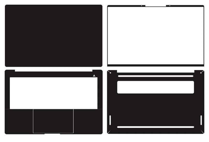 Vinyl Decals Sticker Skin Cover for Asus ZenBook 14 Air UX3407Q 14" 2025 Laptop - Image 2 of 4