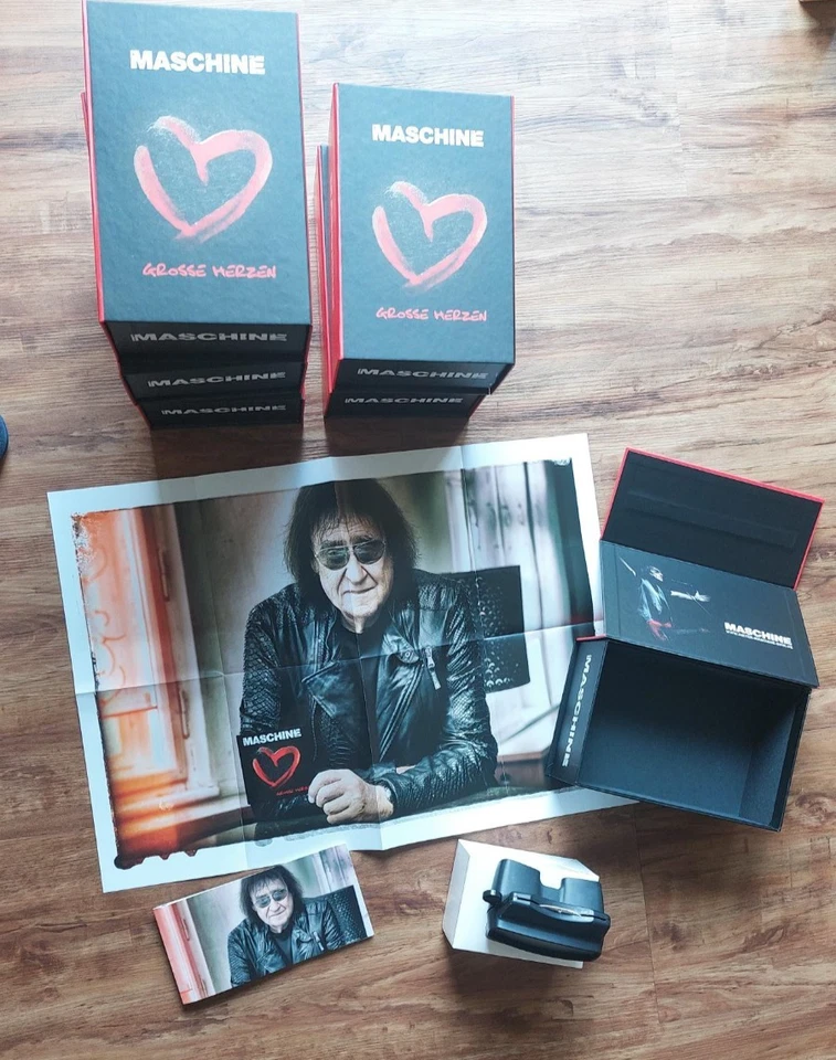 6 x MASCHINE - Große Herzen - Ltd. Boxset - ohne CDs! - Neuware - 2022 - Bild 4 von 4