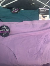 2 pack BALI Comfort Revolution Easylite Nude Hi Cut Brief Panty Sz M 6