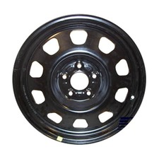 17x6.5 10 Slot New Steel Wheel Painted Black 560-02288