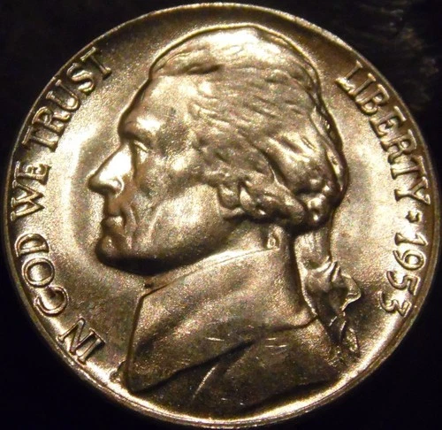1953-D Jefferson Nickel — photo from the most recent tracked eBay sale