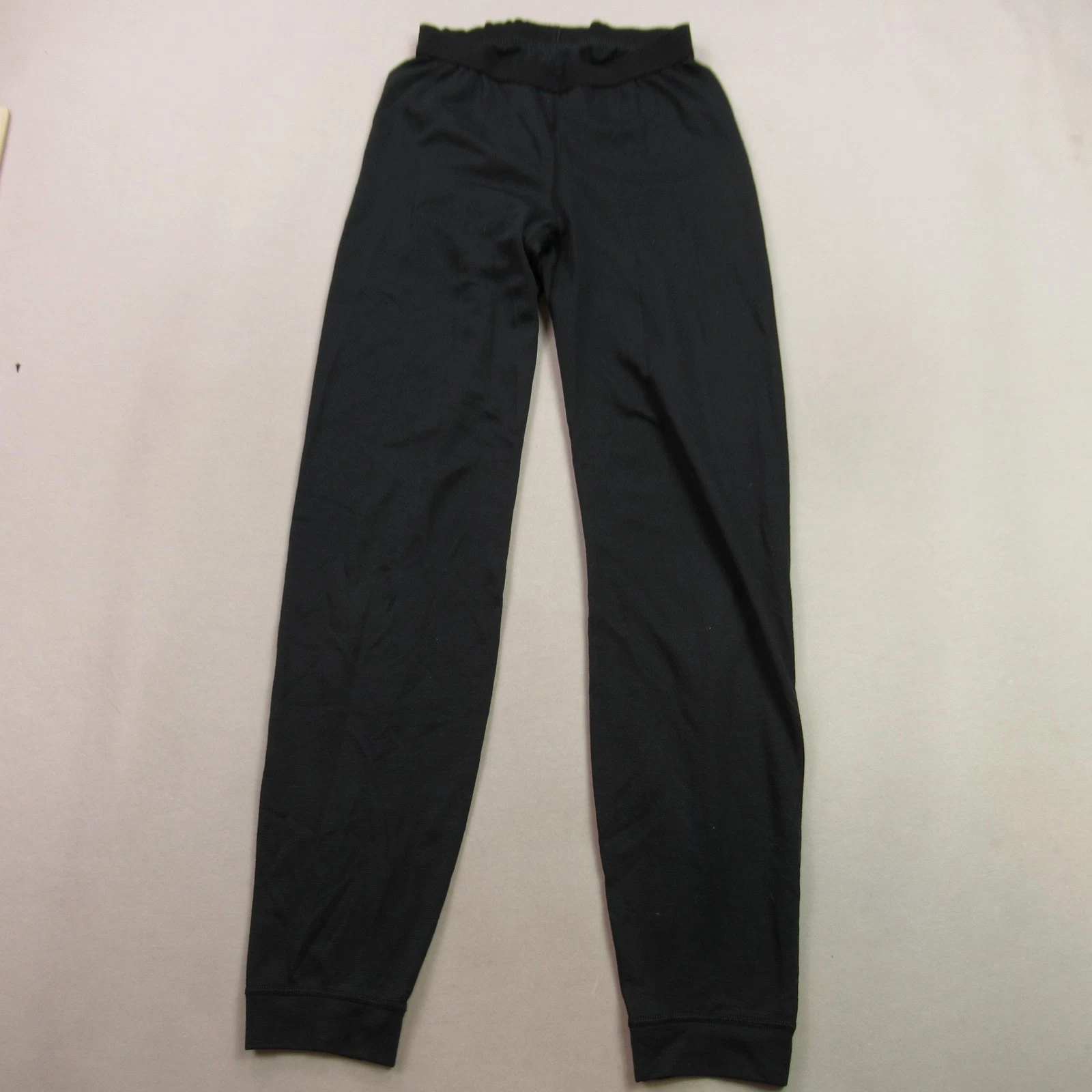 Patagonia Capilene Women's XS Black Base Layer Activewear Pants Made in USA