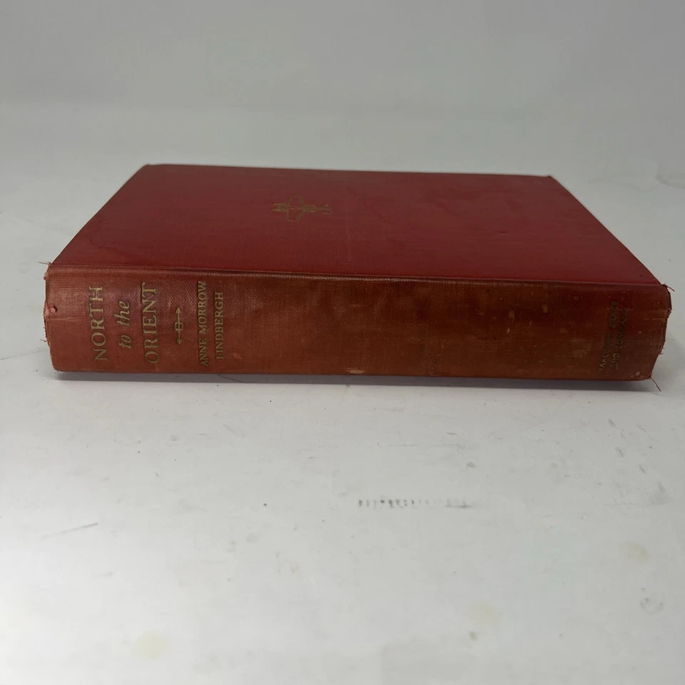 North to the Orient 1935 1st Edition HC Lindbergh Signed? Aviation Book - Image 4 of 4