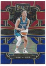 2024 WNBA Panini Select Red and Blue Prizms Parallel Card #/399 - Kayla McBride
