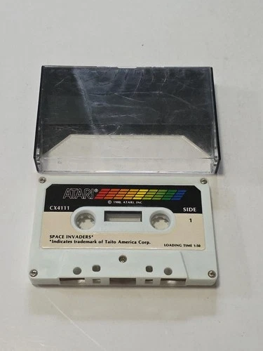 Space Invaders, CX4111, Atari 400/800, Cassette Program, Atari 1980