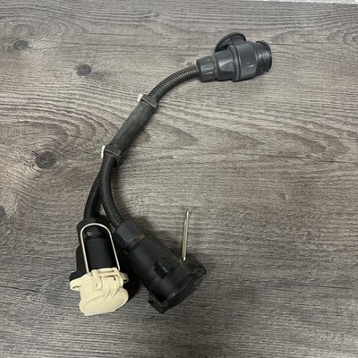 13 polig auf 2 x 7 pol Adapter Anhänger Verlängerungskabel Wohnwagen Abschlepp Steckdose Stecker 