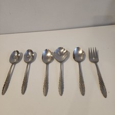 Oneida Community Floral Glen Flatware Stainless Lot of 6 Pieces