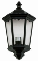 Wandlampe Schwarz Rustikal IP44 E27 Aluminium AußEnleuchte Haus Hof Linette