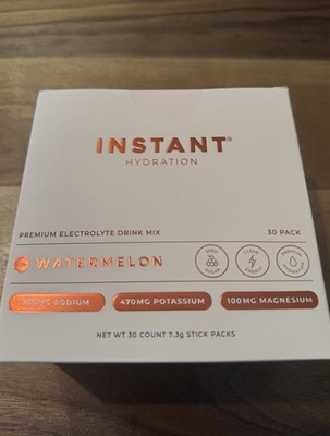 Instant Hydration Premium Electrolyte Drink Watermelon Mix 7.3g/Stick 30 PACK