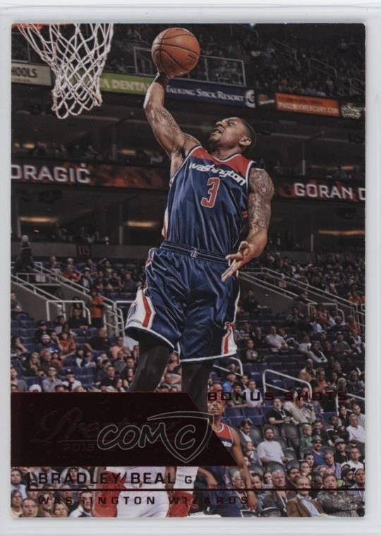 2015-16 Panini Prestige Bonus Shots Red 121/199 Bradley Beal #144 1ss7